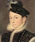 Francois Clouet Portrait of King Charles IX of France oil painting artist